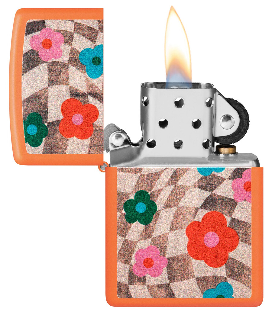 diseño de flores onduladas