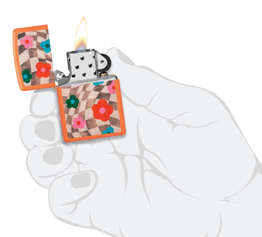 diseño de flores onduladas
