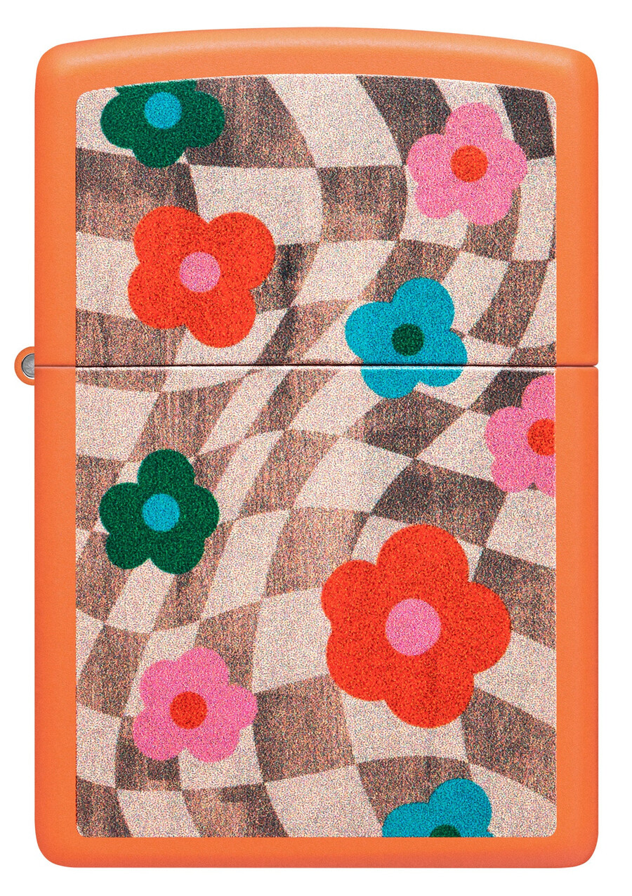 diseño de flores onduladas