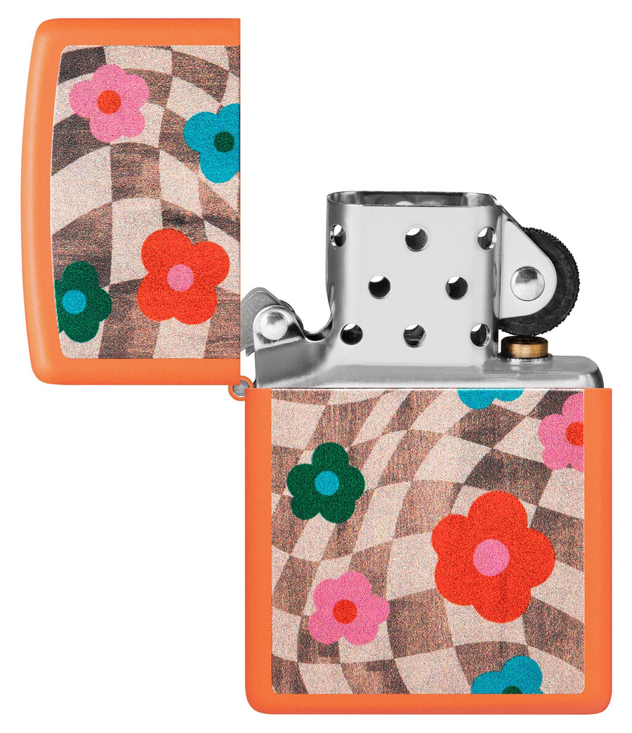 diseño de flores onduladas