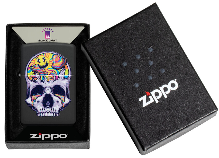 diseño de calavera y luna