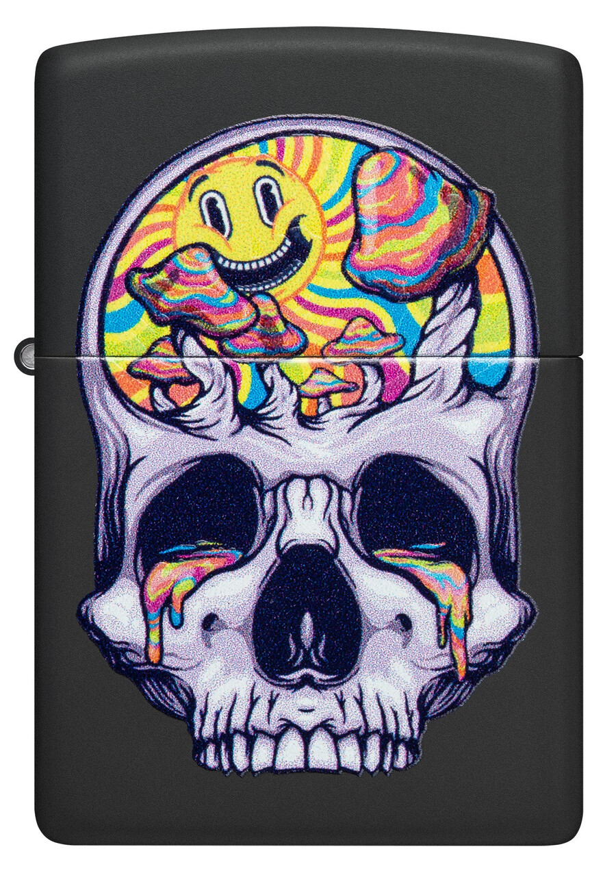 diseño de calavera y luna