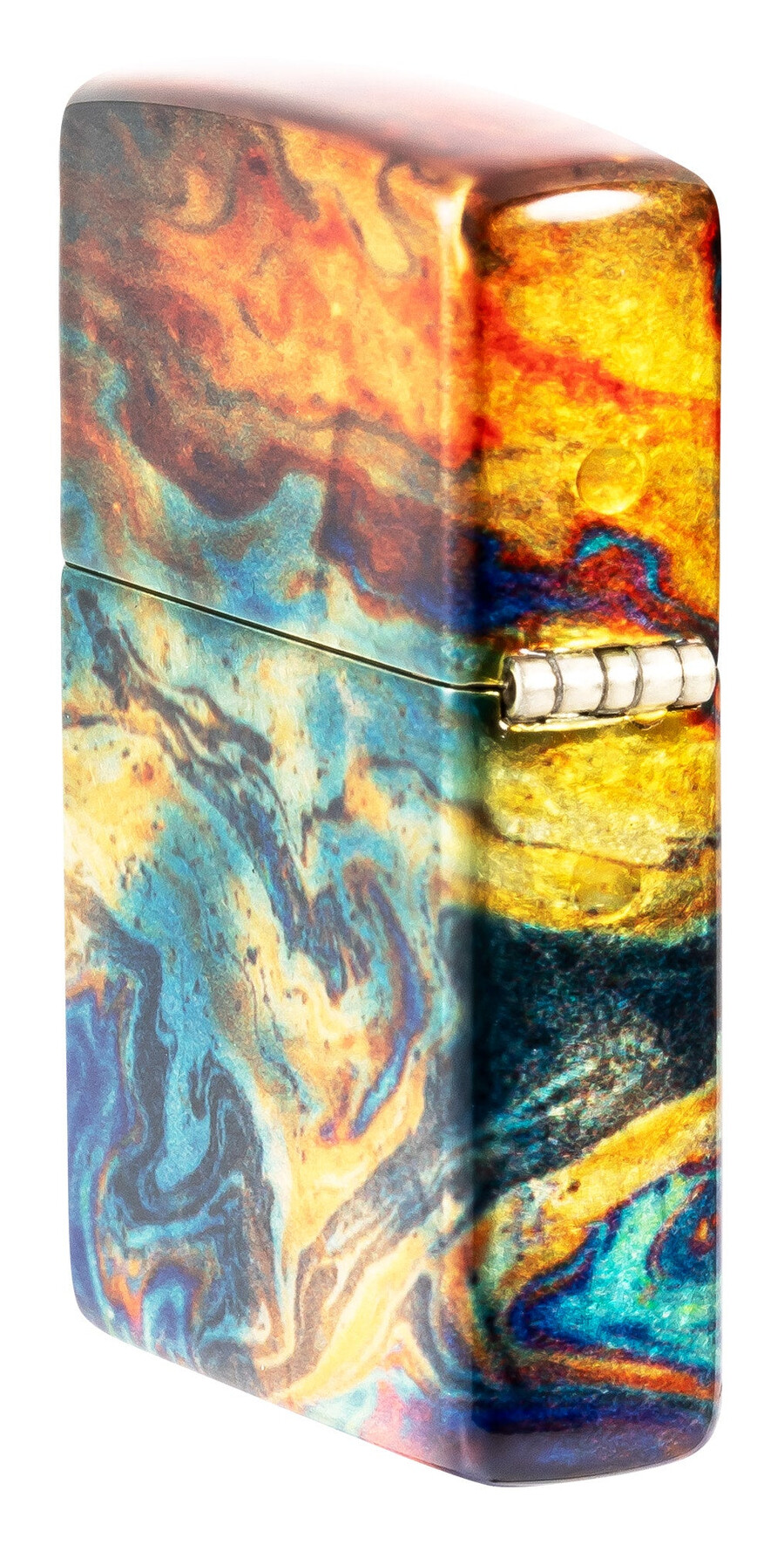 diseño colorido de zippo