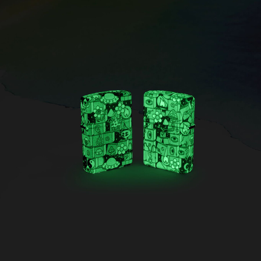 diseño abstracto de zippo