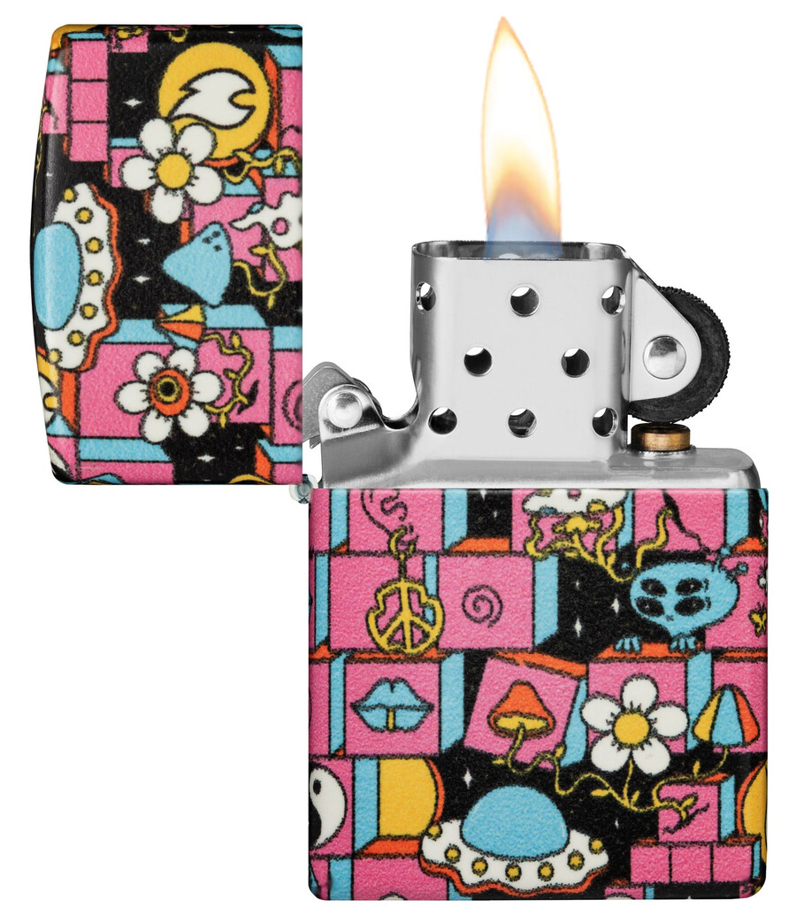 diseño abstracto de zippo
