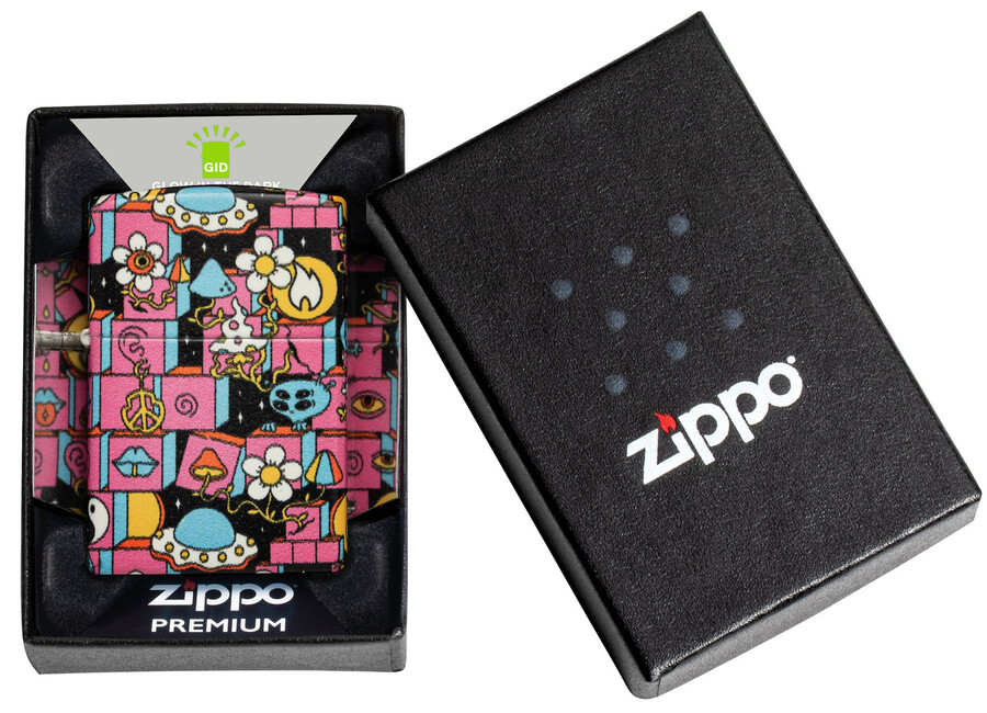 diseño abstracto de zippo