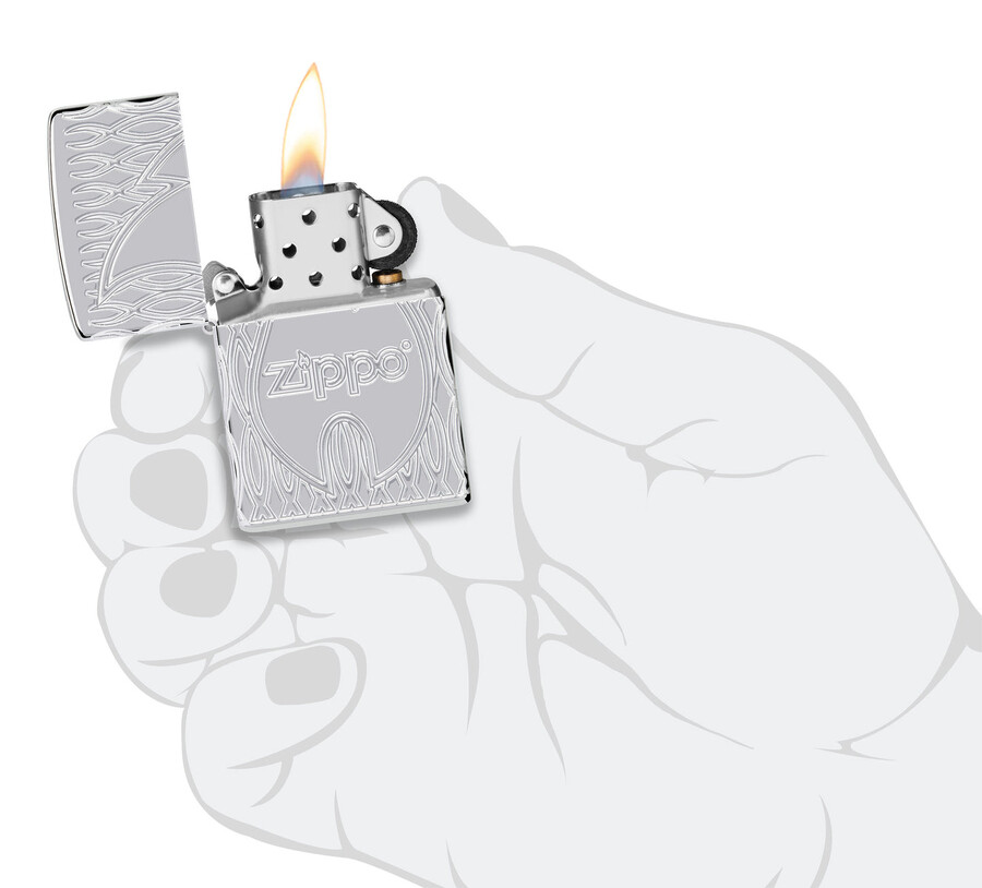 diseño de llama de zippo