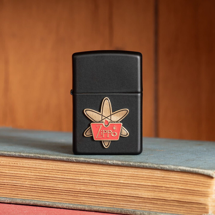 diseño atómico de zippo