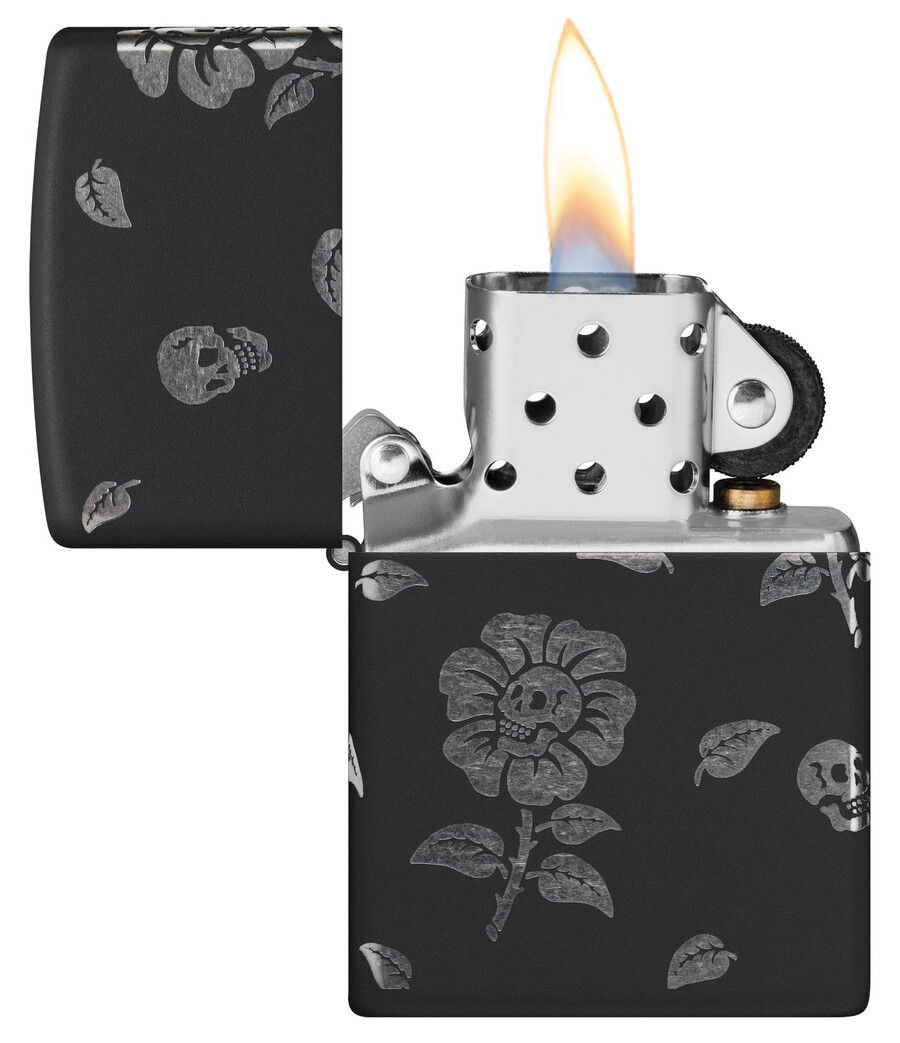 diseño de calaveras de flores