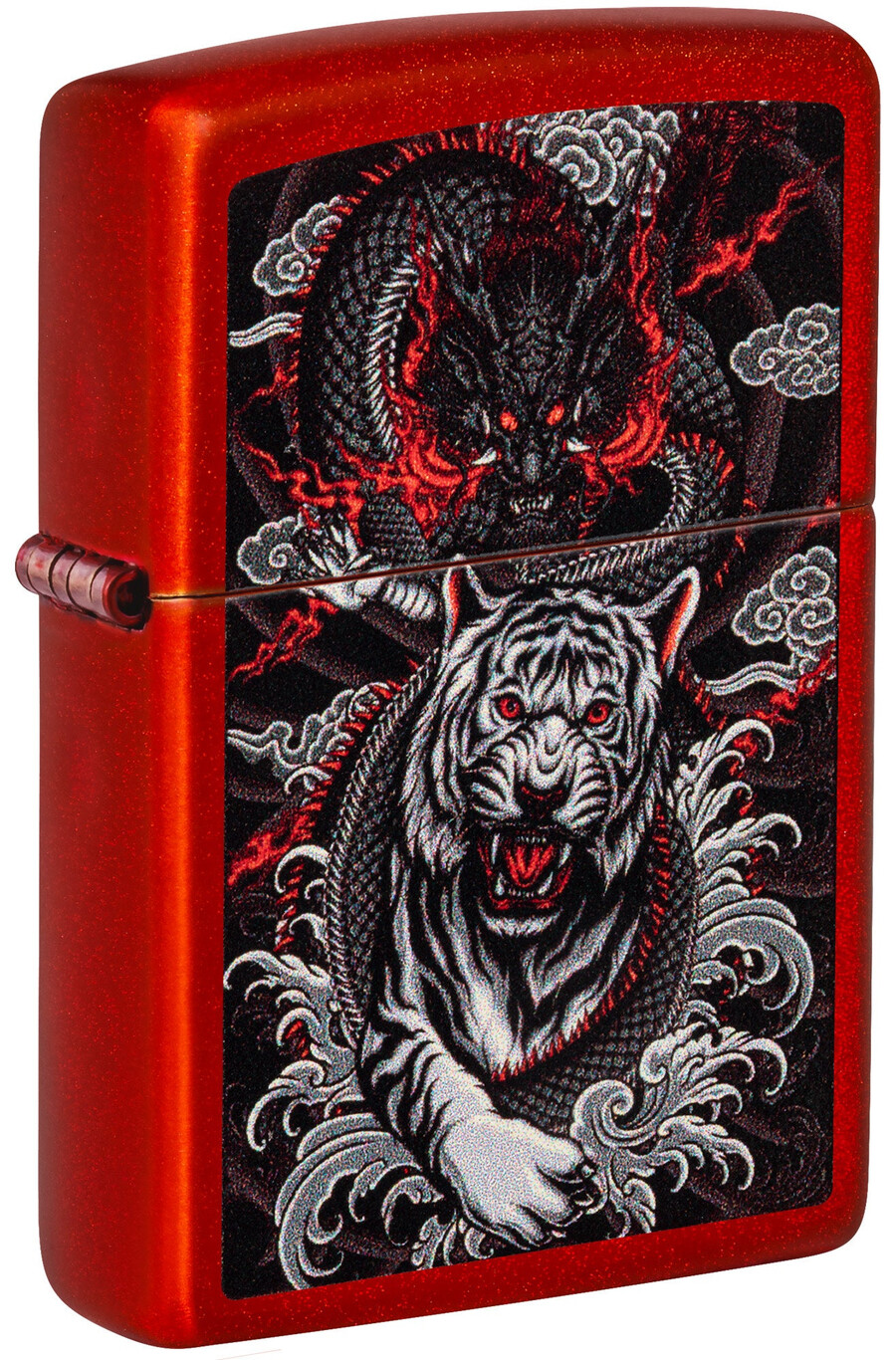 diseño de dragón y tigre
