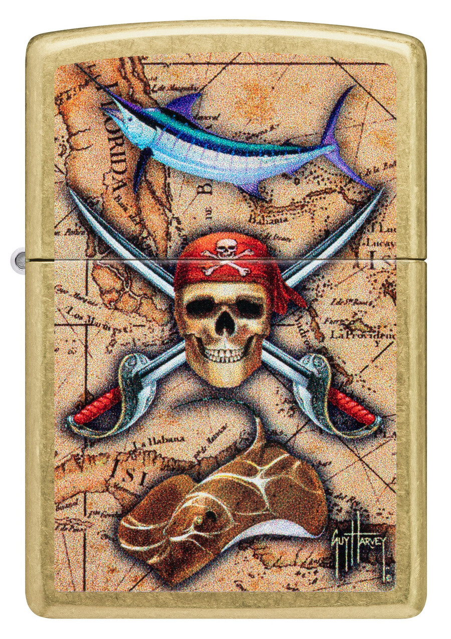 diseño del mapa del tesoro de guy harvey