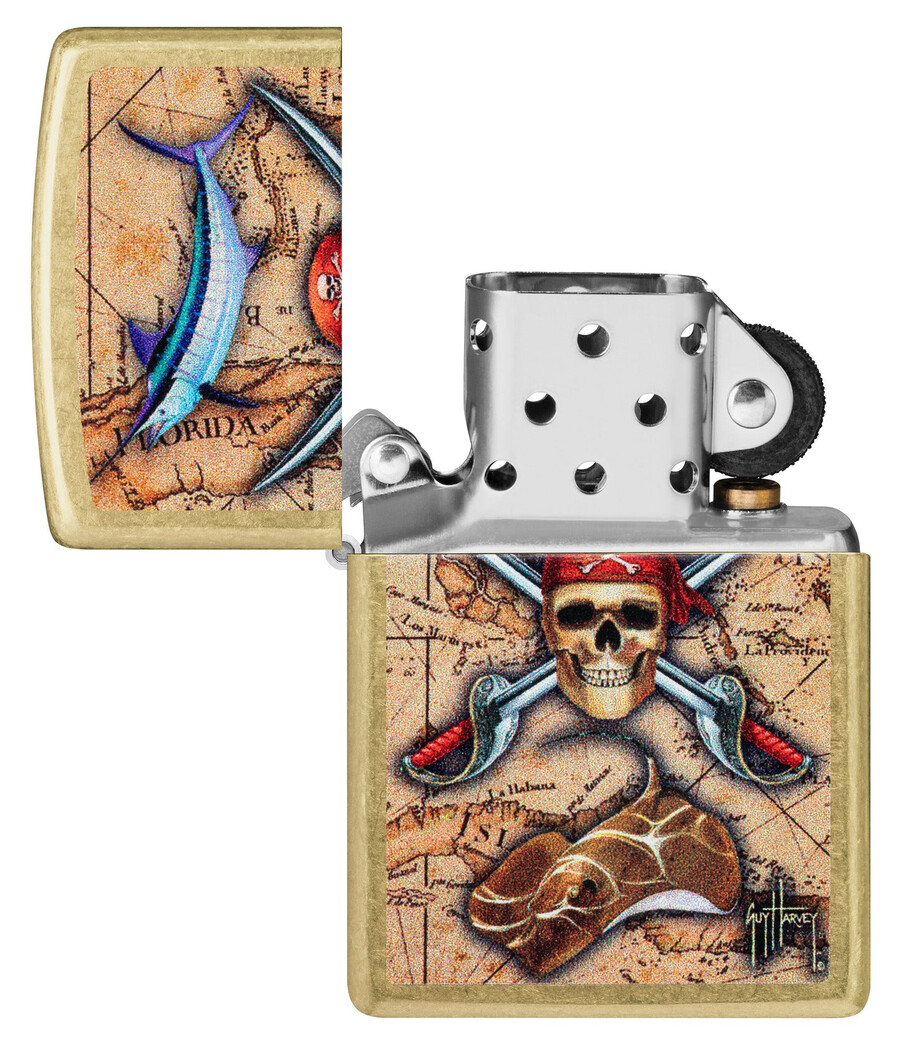diseño del mapa del tesoro de guy harvey