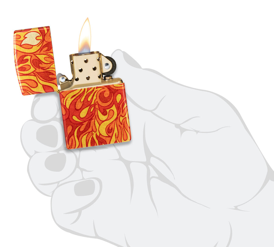 diseño zippo de fuego