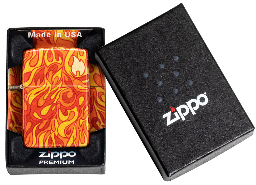 diseño zippo de fuego