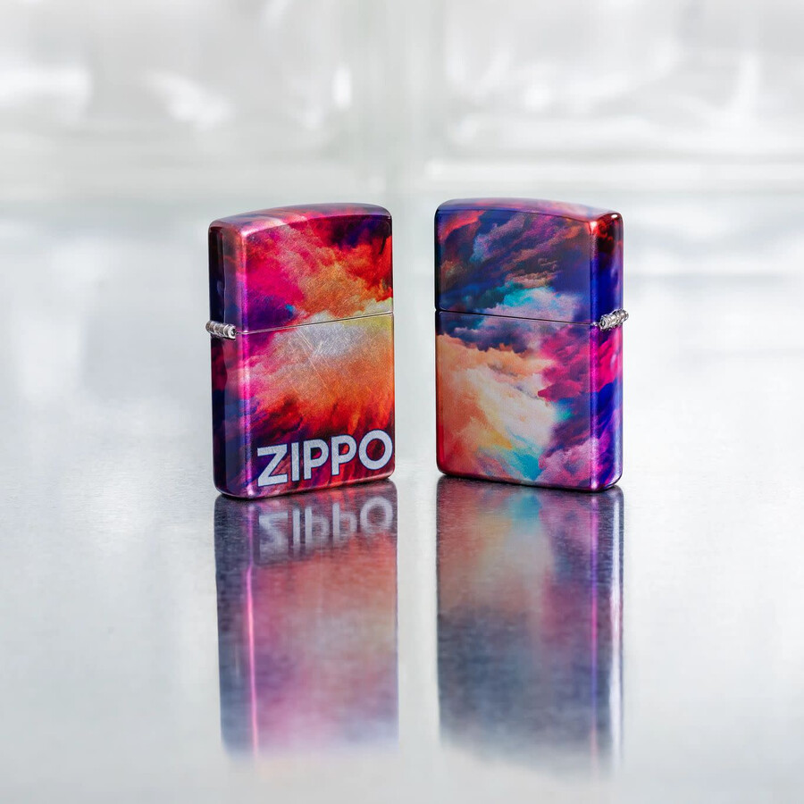 diseño zippo teñido anudado
