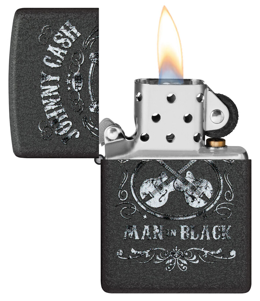 diseño de johnny cash man in black