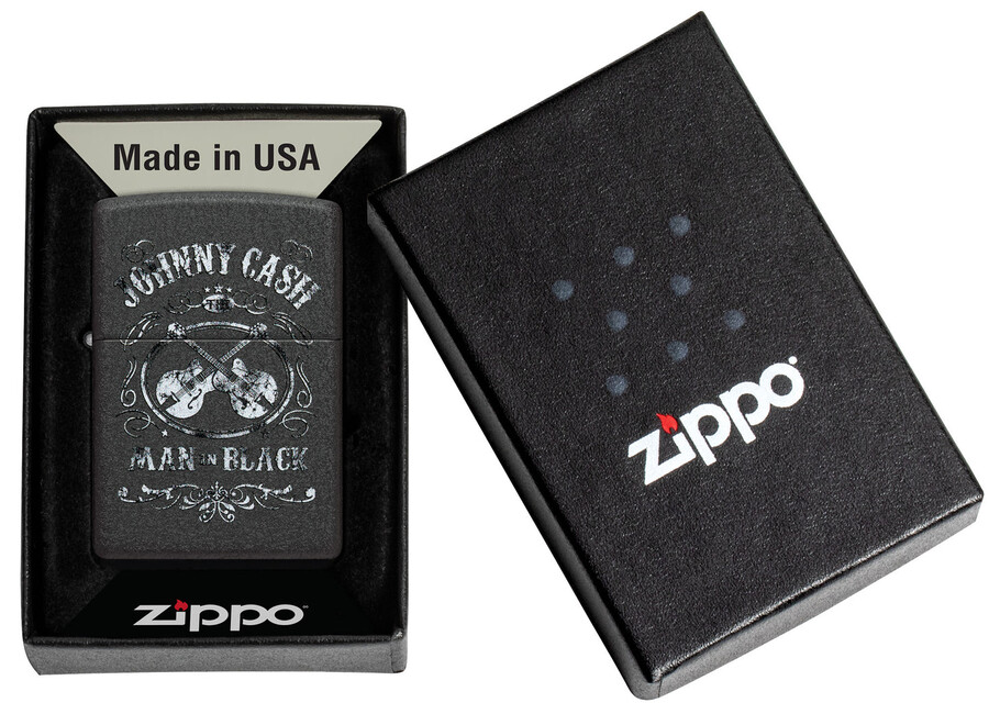 diseño de johnny cash man in black