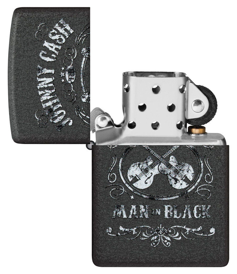 diseño de johnny cash man in black