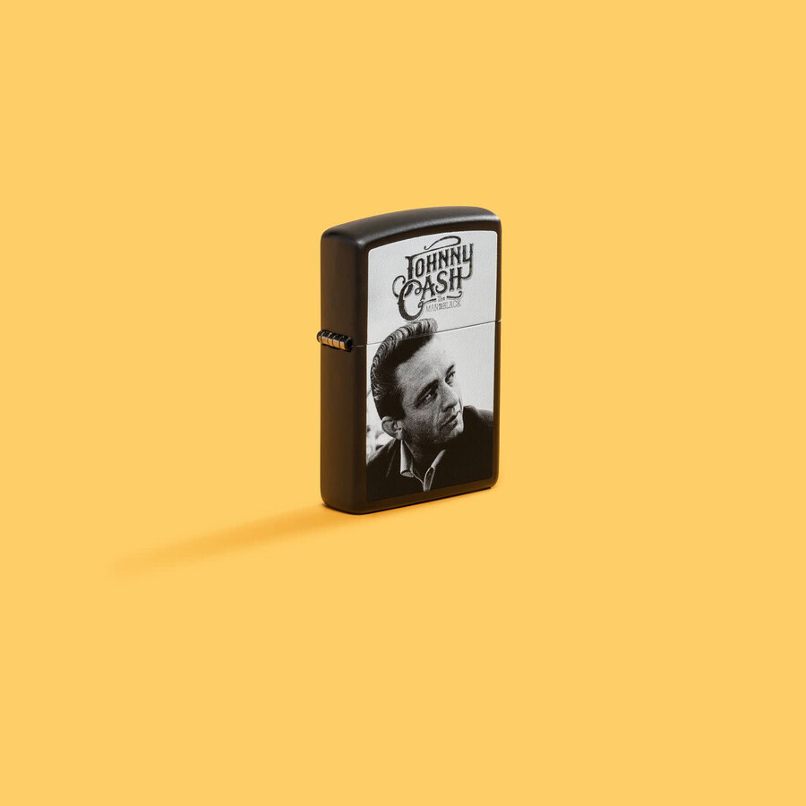 diseño de retrato de johnny cash