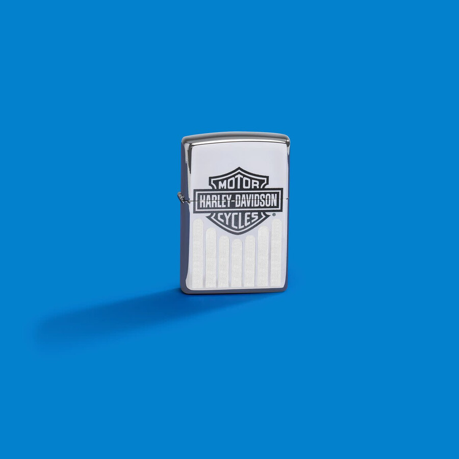 diseño de logotipo monocromático de harley-davidson
