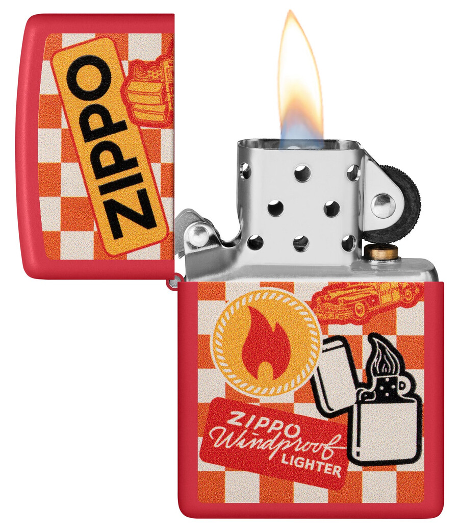 diseño retro de zippo