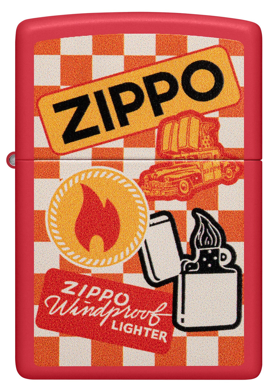 diseño retro de zippo