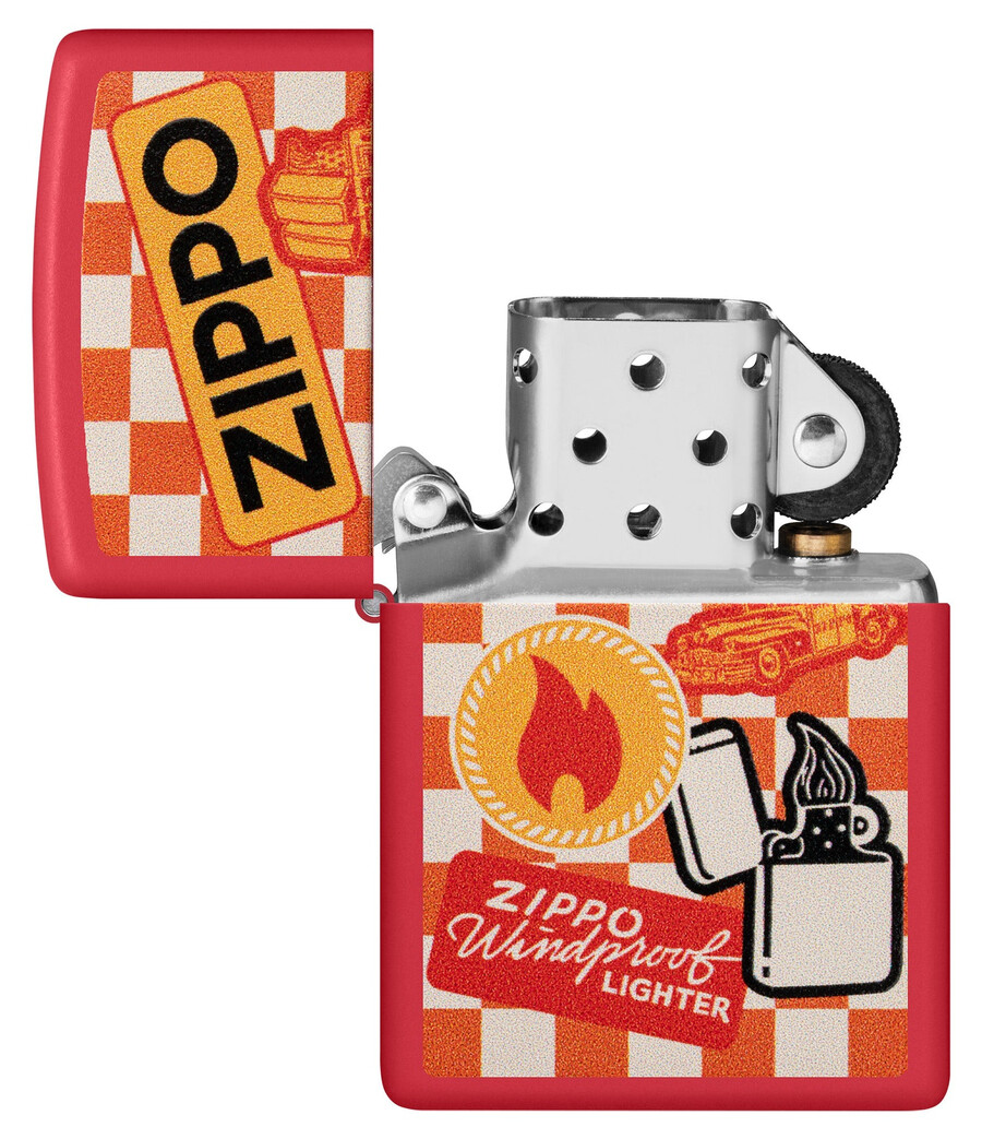 diseño retro de zippo