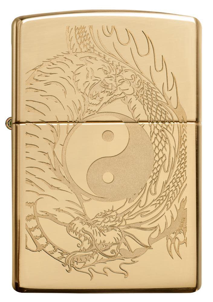 diseño de tigre y dragón