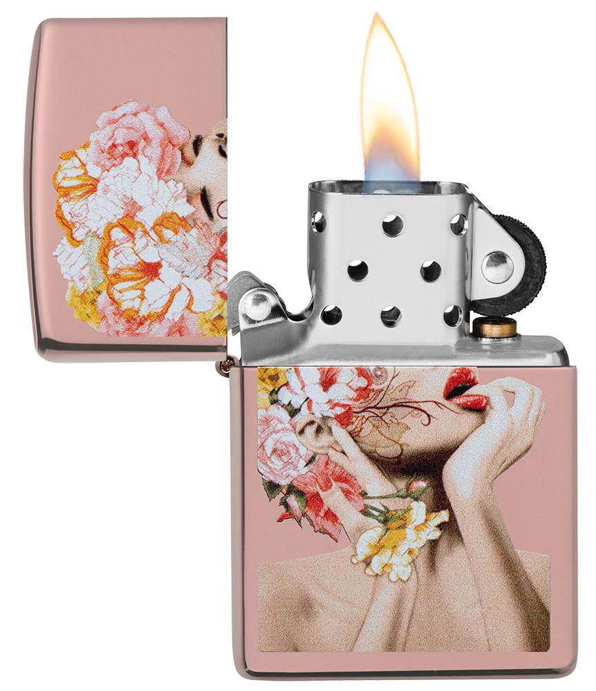diseño floral de mujer