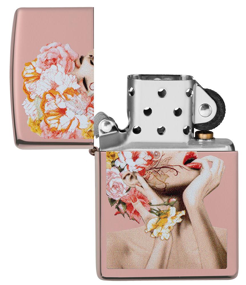 diseño floral de mujer