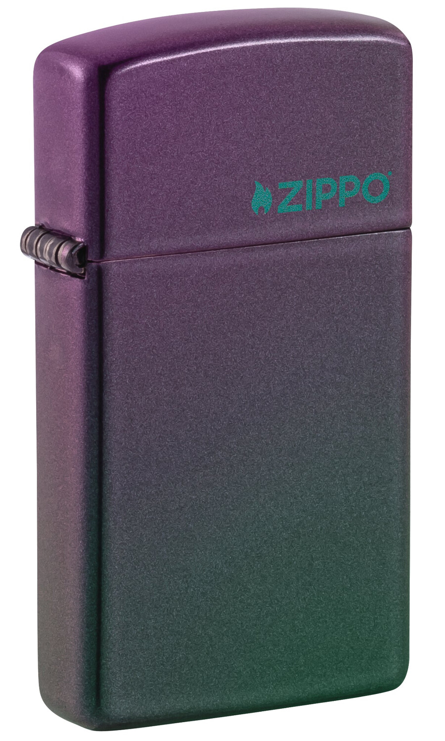 logotipo zippo iridiscente slim