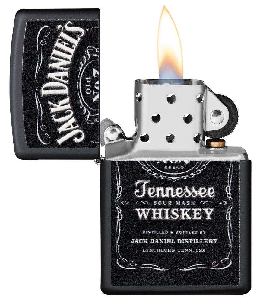 diseño de etiqueta con impresión texturizada de jack daniels