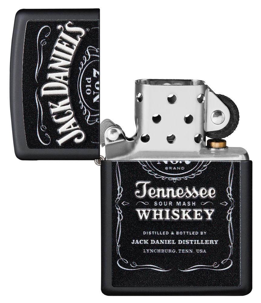 diseño de etiqueta con impresión texturizada de jack daniels