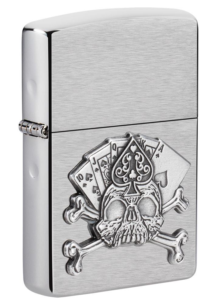 diseño de emblema de calavera de tarjeta