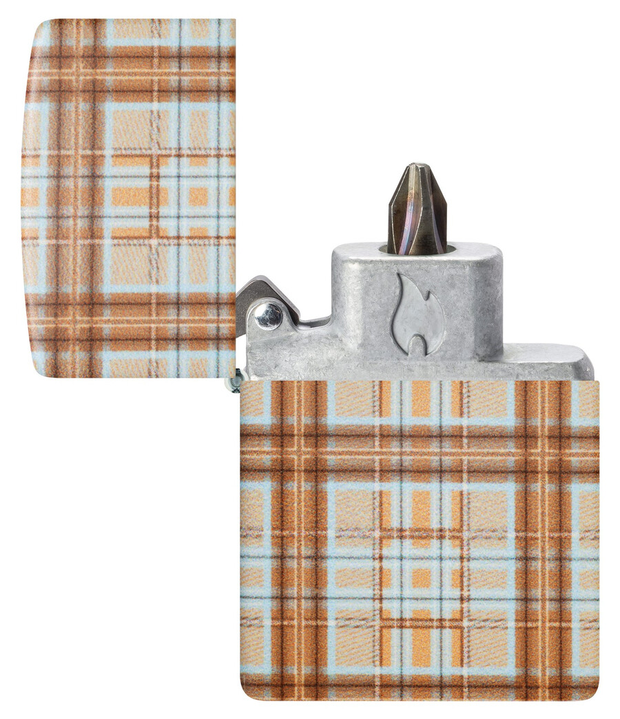 destornillador bit safe con diseño a cuadros