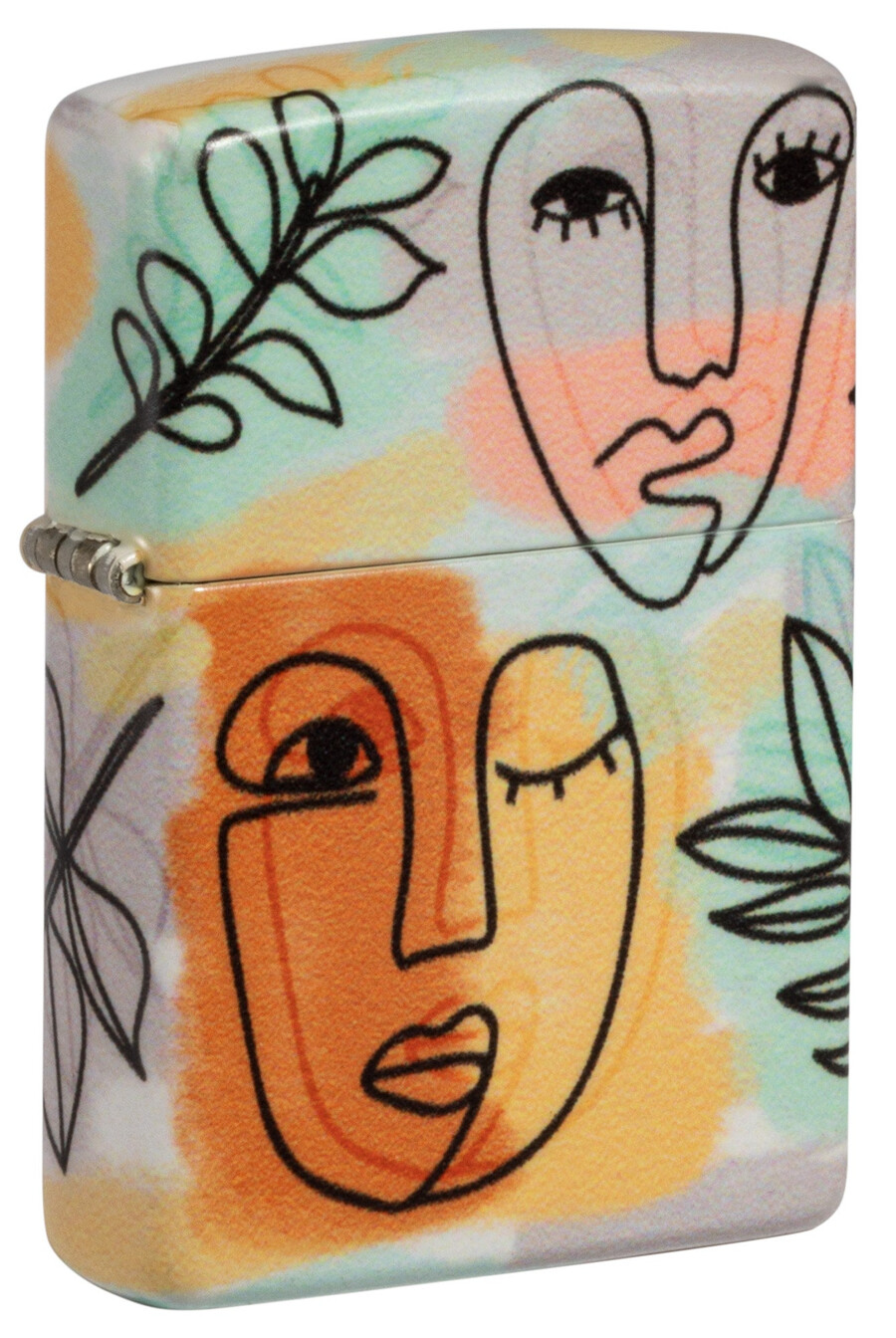 diseño de caras abstractas