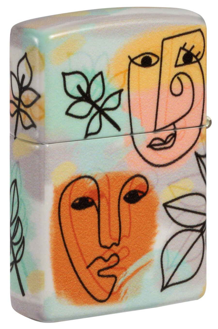 diseño de caras abstractas