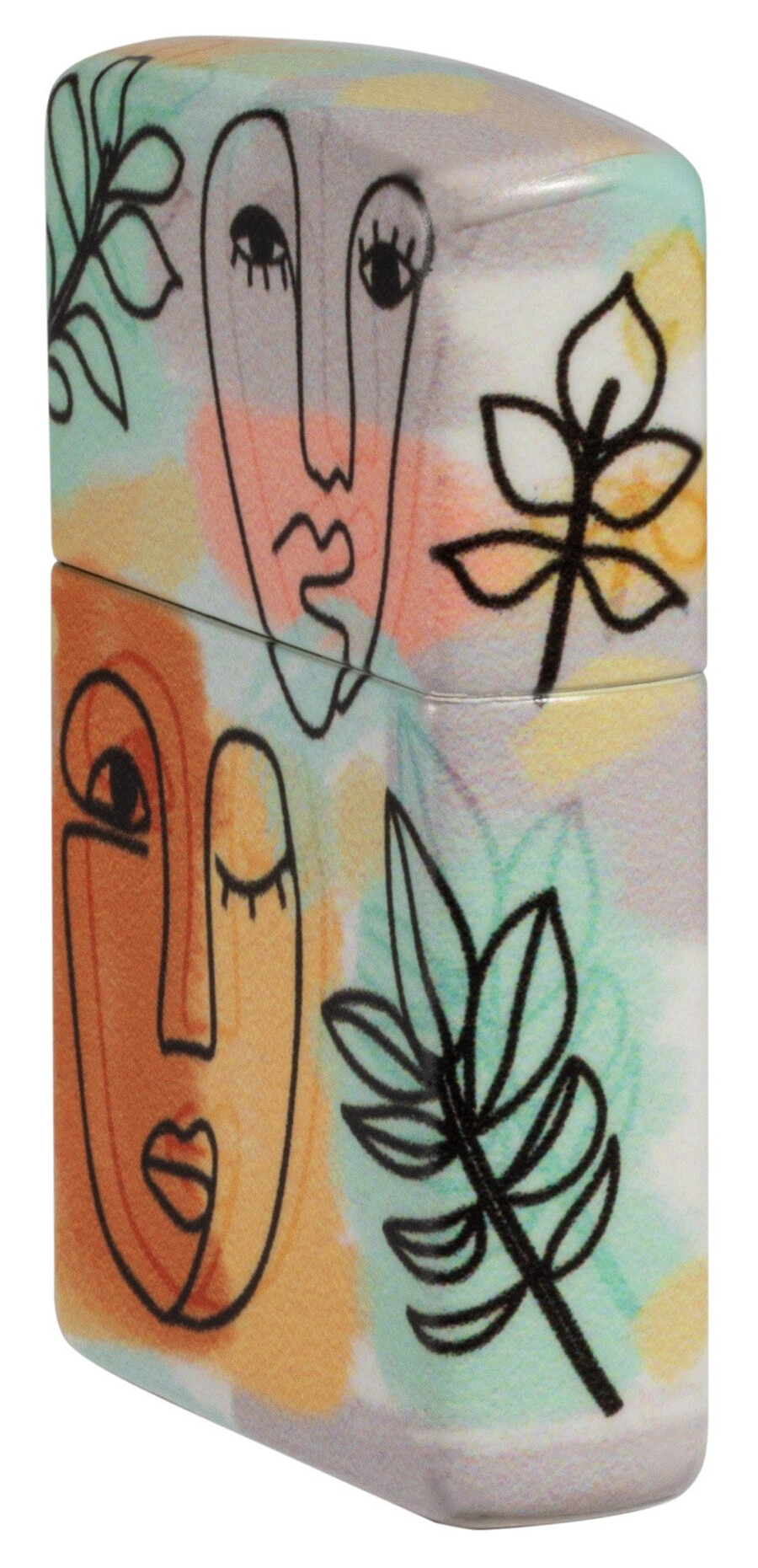 diseño de caras abstractas