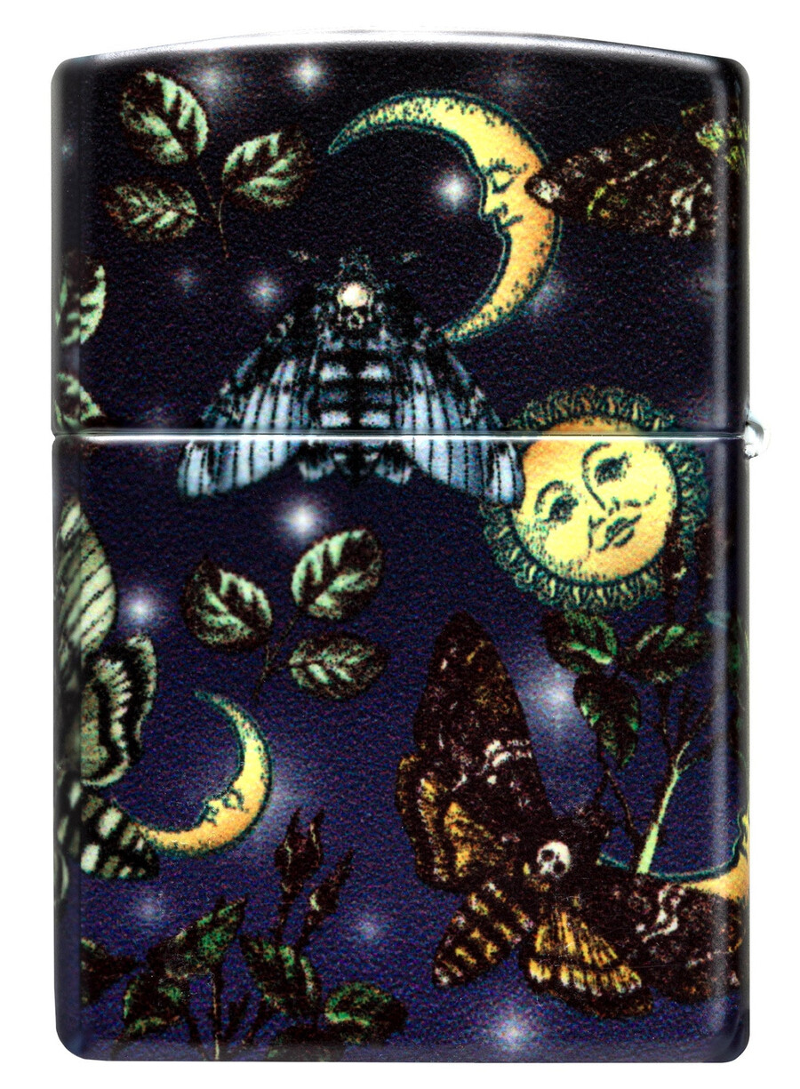 diseño de calavera de mariposa