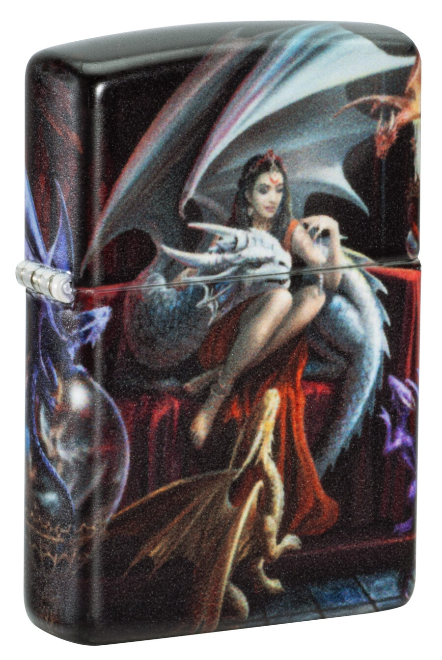 diseño de dije de dragón de anne stokes