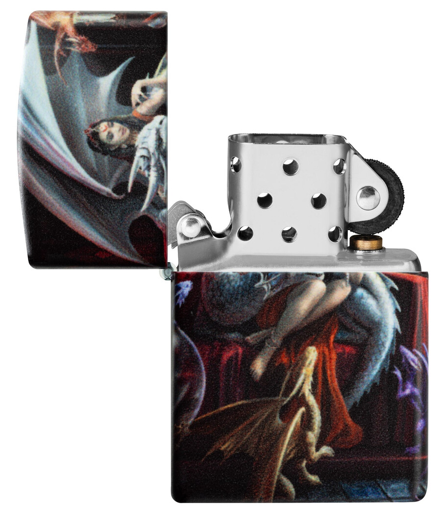 diseño de dije de dragón de anne stokes
