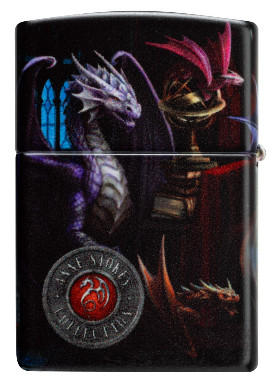 diseño de dije de dragón de anne stokes