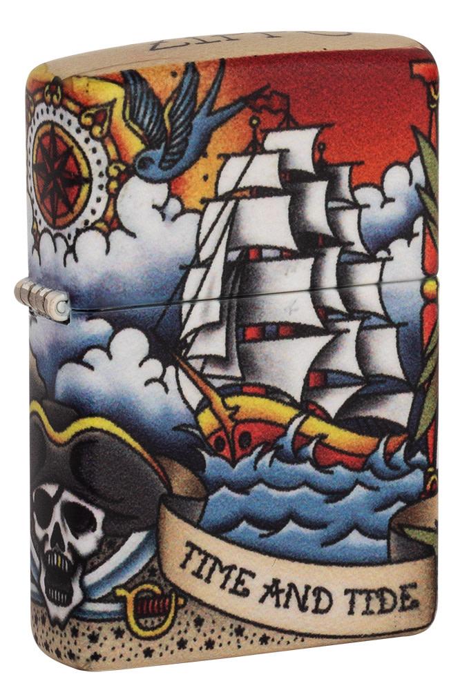diseño de tatuaje náutico