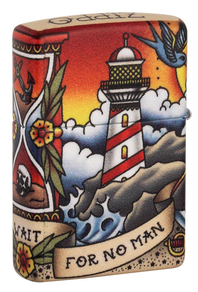 diseño de tatuaje náutico
