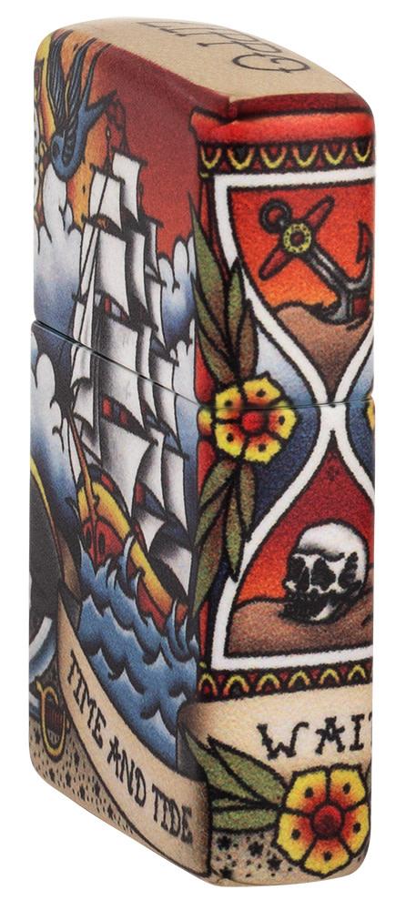 diseño de tatuaje náutico