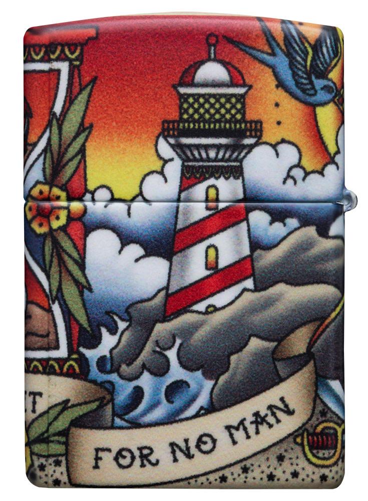 diseño de tatuaje náutico