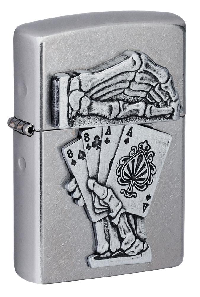 diseño del emblema de la mano del muerto