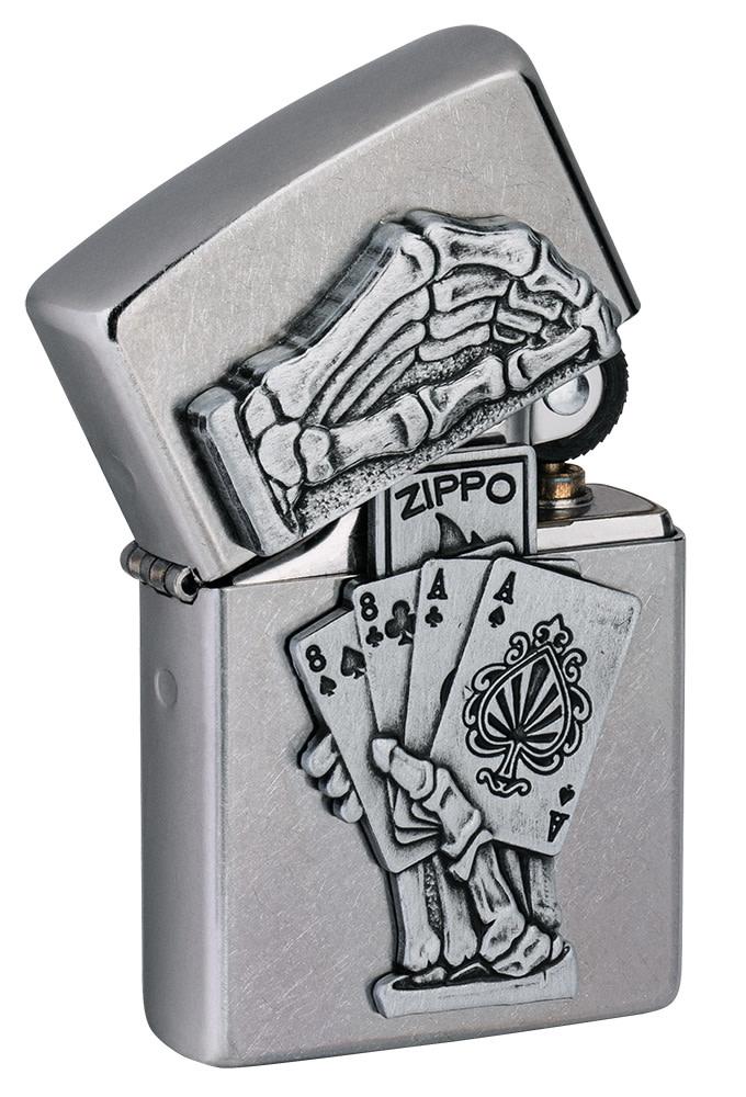 diseño del emblema de la mano del muerto