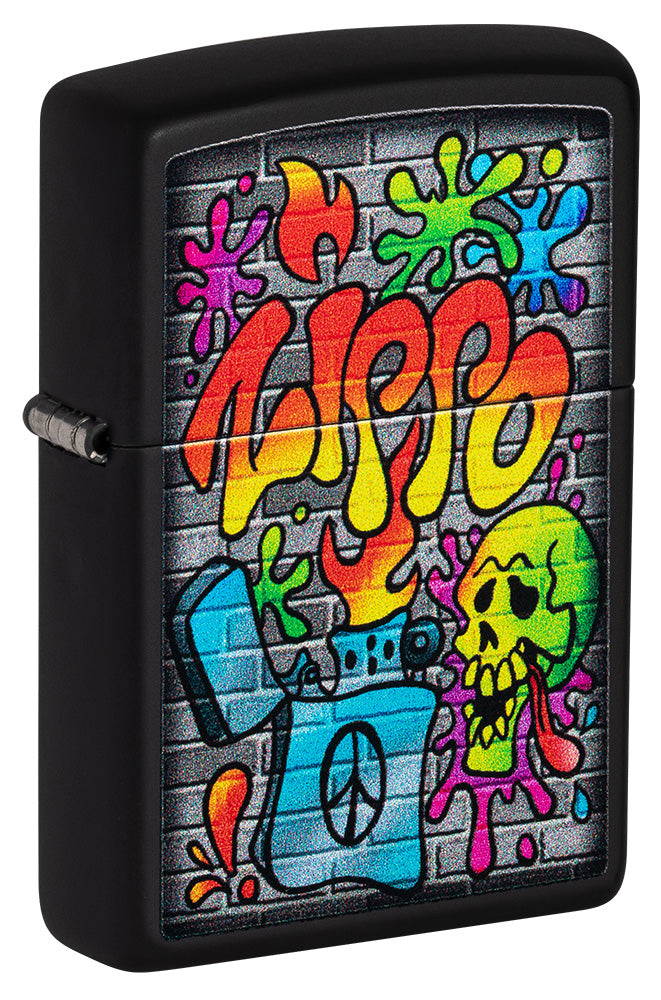 diseño de arte callejero de zippo