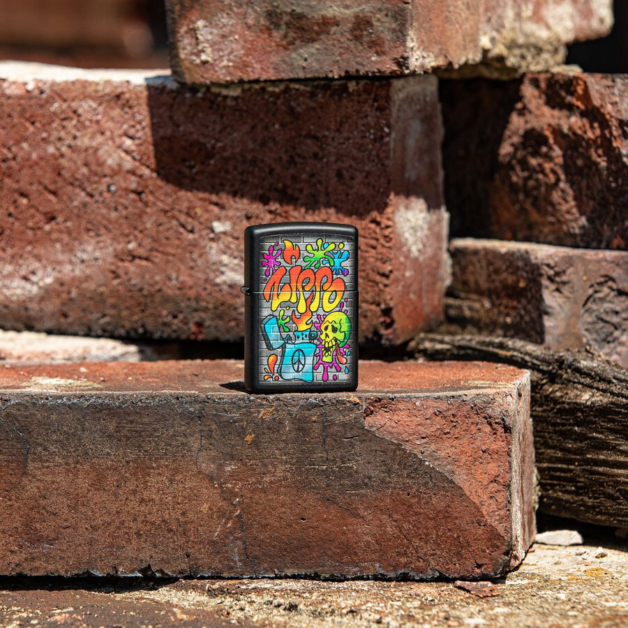 diseño de arte callejero de zippo